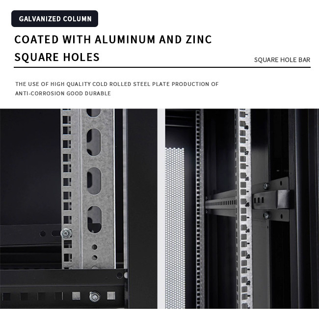 Enhance Connectivity With Sturdy 4 Post Structure Network Rack Wall Mounted