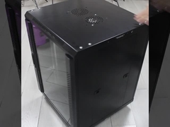 Versatile Network Server Cabinet for Various Network Configurations