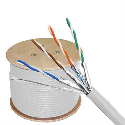 Pure Copper Conductor Cat 6A Ethernet Cable For Performance With HDPE Insulation Material