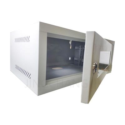 12U Wall Mount Network Cabinet，4- post Structure Fan- assisted Network Rack with Durable Ventilation System