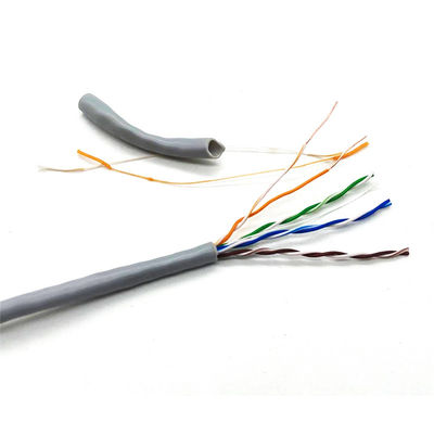 24AWG ANATEL Non Shield Copper PVC Cat5e Cable , Ethernet Cable Wiring Cat 5e