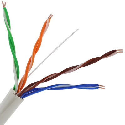 HDPE 24AWG Cat5e Network LAN Cable , 100 Ft Cat5e Ethernet Cable UTP