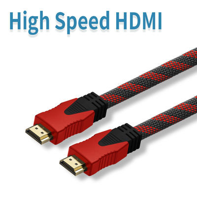 1080P Copper 19pin Male To Male High Speed HDMI Cable With Ethernet