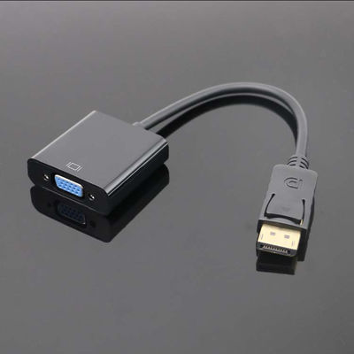 Black Color Male To Female VGA Monitor Cable For PC Computer