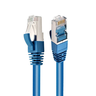 RJ45 SFTP Shielded Cat 6 Network Patch Cord Plug With Molding Boot