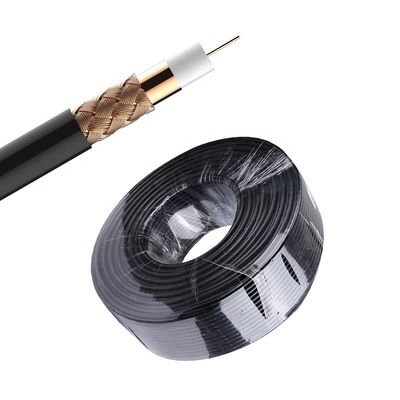 Customized RG58 RG59 RG6 Coaxial Aerial Cable For Telecommunication