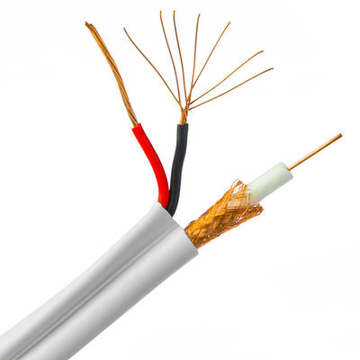 RG59 2C Power 75OHM Siamese Coaxial Cable For CCTV Camera