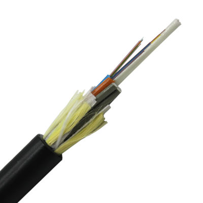 LDPE Jacket  144 Core Fiber Optic Cable 9.5mm Diameter