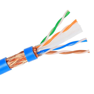 SFTP STP Indoor Cat6a Ethernet Lan Cable For Telecommunication