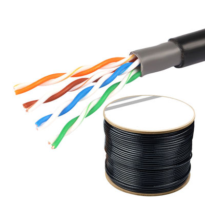 CCS Waterproof Cat5 Ethernet Cat5e Outdoor Cable HDPE Insulation