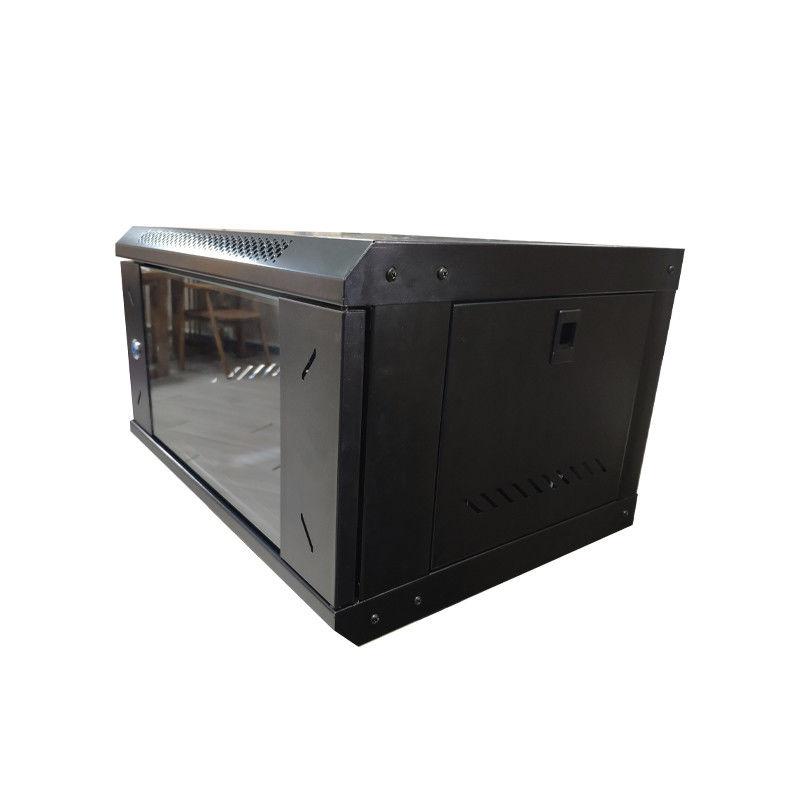 4 Post Lockable Network Rack With Ventilation Holes For Efficient Storage