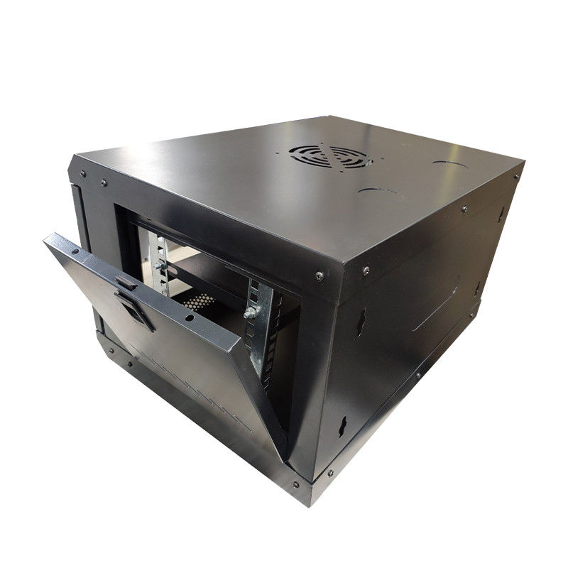 4 Post Lockable Network Rack With Ventilation Holes For Efficient Storage