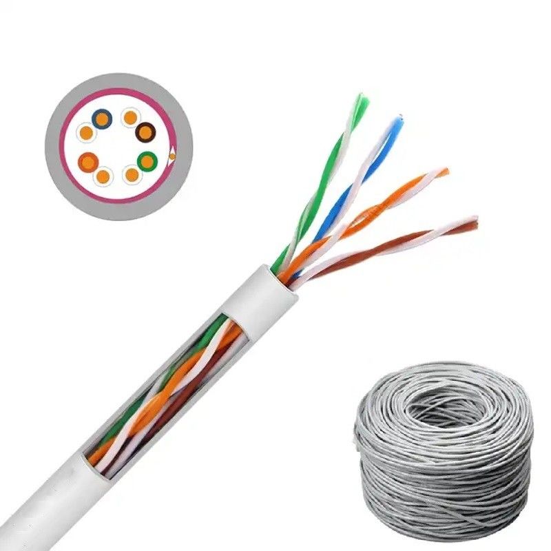 RJ45 LAN Cable Category 5e 24 AWG Conductor Gauge PVC Jacket For Seamless Connectivity