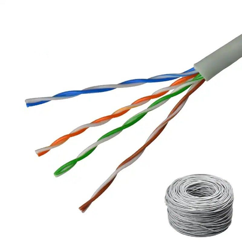 RJ45 LAN Cable Category 5e 24 AWG Conductor Gauge PVC Jacket For Seamless Connectivity