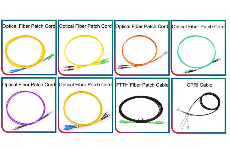 LC SC FC ST Connetcor 3m Optical Fiber Patch Cord Simplex Duplex