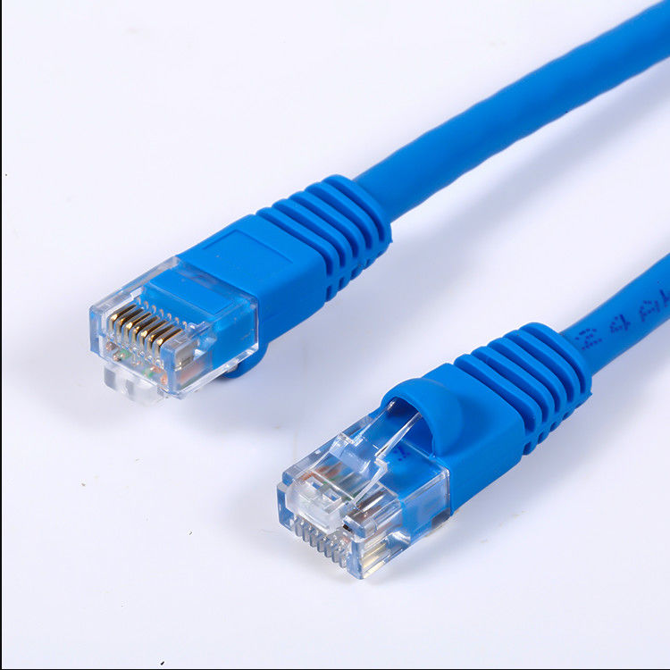 RJ45 1m Cat5e Patch Cord , LSZH Cat5e Cable For Telecommunication