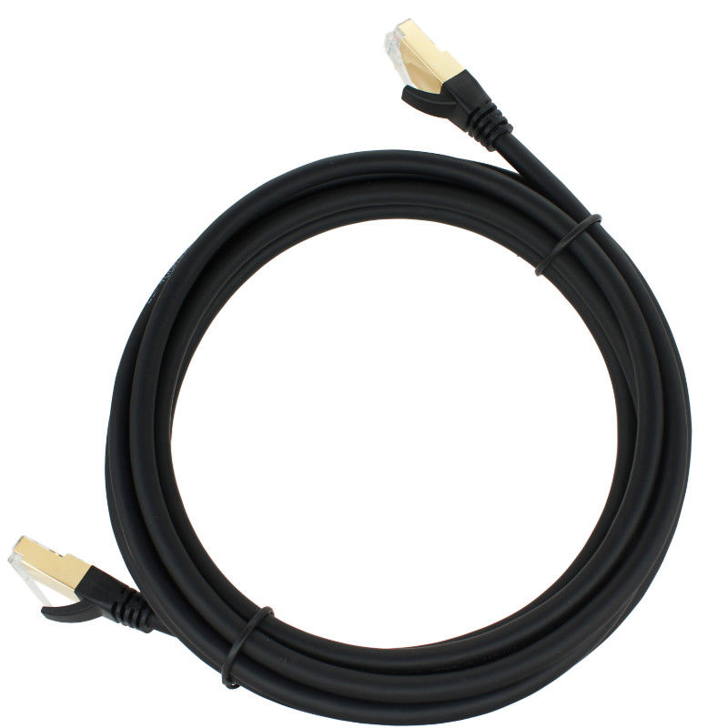 Custom CE ROHS FTP SFTP Rj45 Plug Cat7 Patch Cord , Cat 7 Ethernet Cable 1000ft