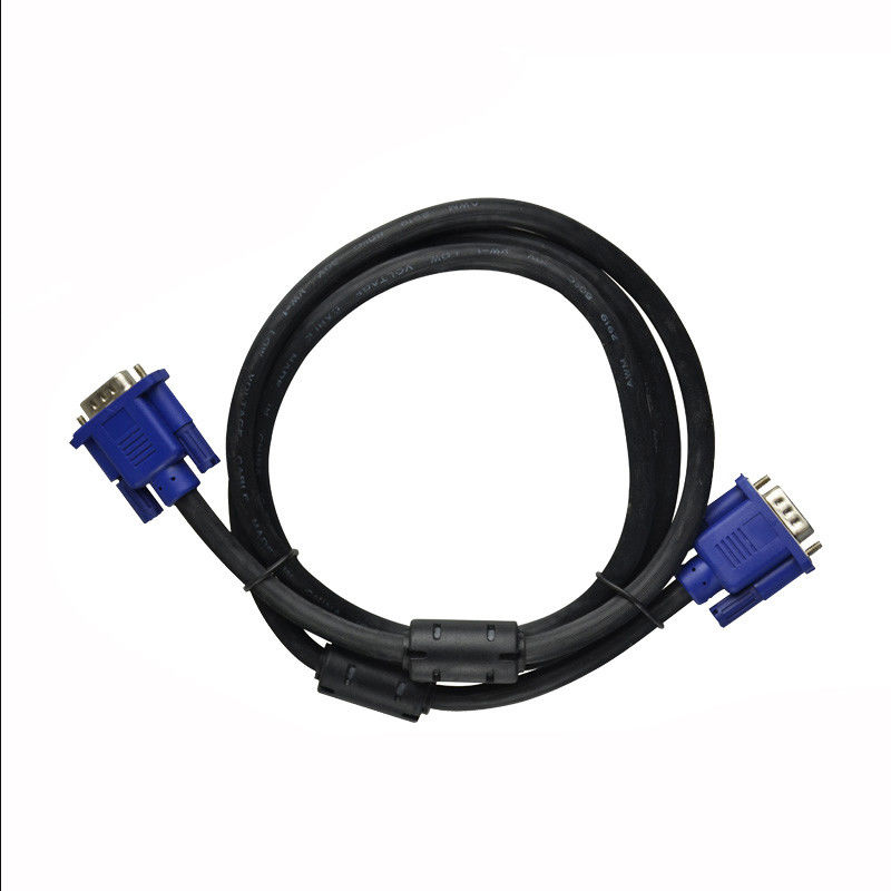 Coaxial  Male To Male 3+6  VGA To VGA Cable With Ferrite Cores