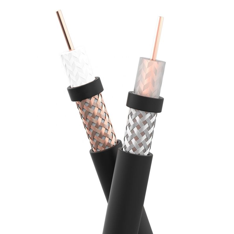 RG6 RG7 RG213 RG11 RF RG58 Coaxial TV Cable Black Color