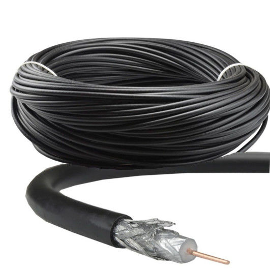 RG6 RG7 RG213 RG11 RF RG58 Coaxial TV Cable Black Color