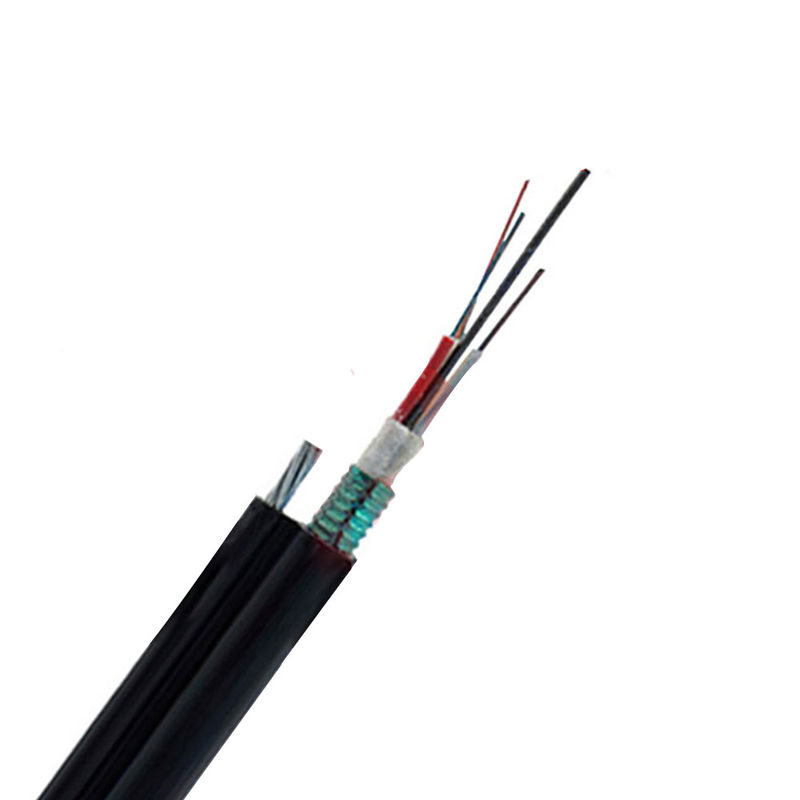 ROHS 48 Core Direct Buried Armored Fiber Cable For Pipeline Construction