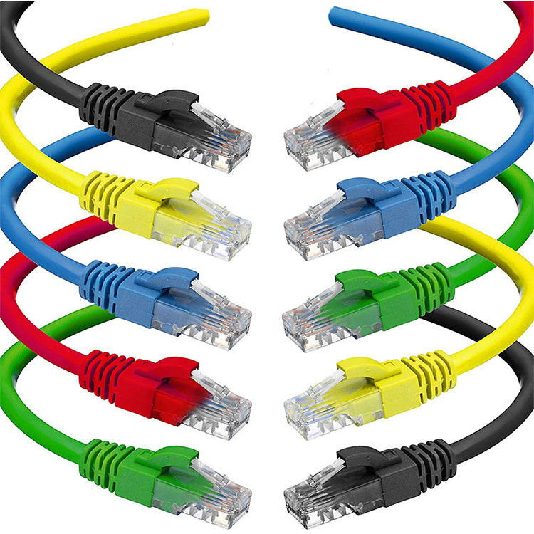 26AWG Bare Copper PVC LSZH 3M 5M 10M Network Patch Cord