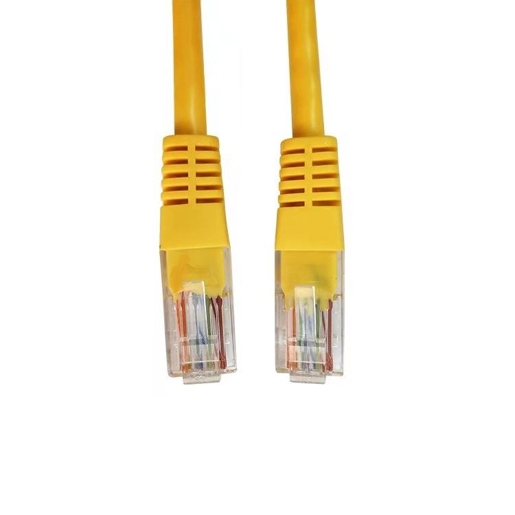 UTP Cat5 Cable Yellow Patch Cord Ethernet Cable Cat5e For Computer And Router