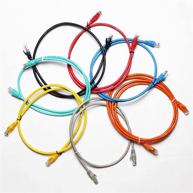 OEM ROSH Cat5 PVC Utp Network Cable Types Network Jumper Cable