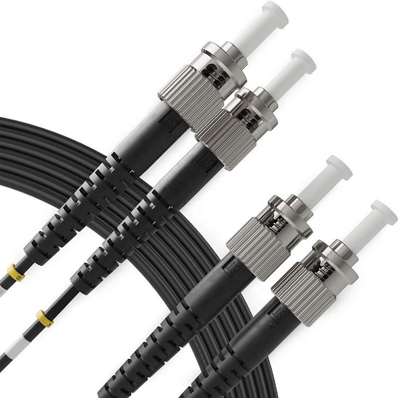 SC APC Duplex Single Mode Fiber Optic Patch Cord 1M Length