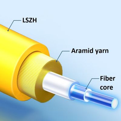 High Speed Data Transmission Optical Fibre Patch Cable ≤ 0.2dB Insertion Loss