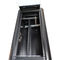 Durable Locking Network Rack Cabinet In Black Steel With Cable Management