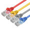Customized Color Indoor RJ45 Connector Cat6 Patch Cord PVC Jacket Copper