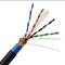 305M PVC 4P Twisted Pair SFTP Cat6 Shielded Ethernet Cable , SFTP Cat6 PVC Cable