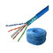 Indoor 4P Twisted Pair 0.57mm Cat6 LAN Cable , Blue Cat6 Cable