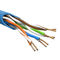 UTP Shield PVC 8 Conductors Cat5e Patch Cord , External Cat5e Cable 50m