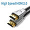 Copper 48gbps HDMI Cable With Zinc Alloy Shell For 8K 60Hz 4K 120Hz