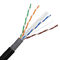 0.56mm Rj45 Cat6 LAN Cable , Underground Cat6 Cable Outdoor Waterproof