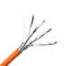 FTP LSZH Cat6A LAN Cable , Cat6a Ethernet Cable 1000 Ft With CE RoHS