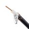 Waterproof RG59 RG6 HDTV CATV Coaxial Cable 1.02mm Conductor