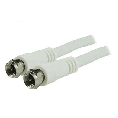 TV Antenna 75Ohm RG6 F Connector Coax Coaxial Cable