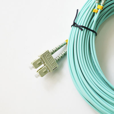 Duplex SC / UPC MM OM3 2.0mm / 3.0mm Optical Fiber Patch Cord